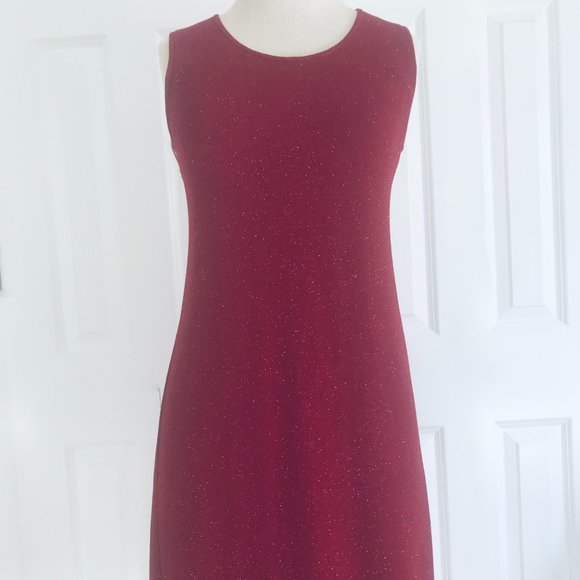 Rabbit Rabbit Rabbit Dress Red Sparkling Cocktail Sleeveless 10 M Dry Cleaned - Picture 3 of 11